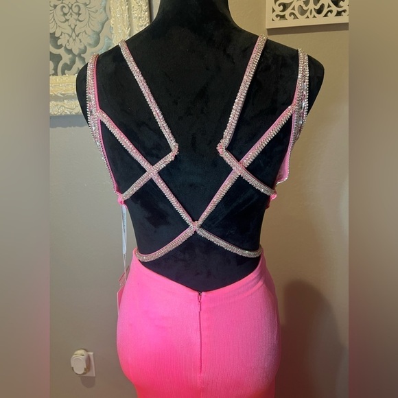 Rachel allan pink formal prom dress - Picture 5 of 12